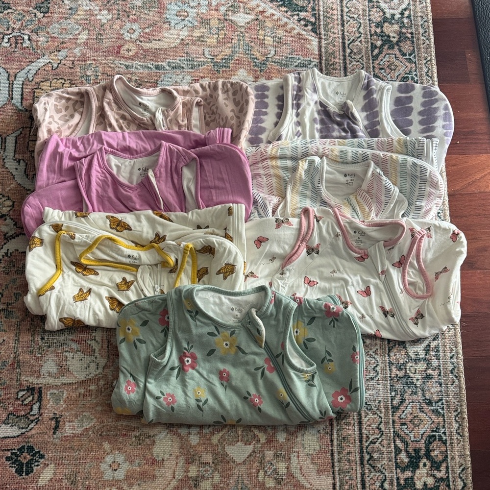 Kyte BABY 7 Sleep Sacks Bundle - Size Medium/6-18 months